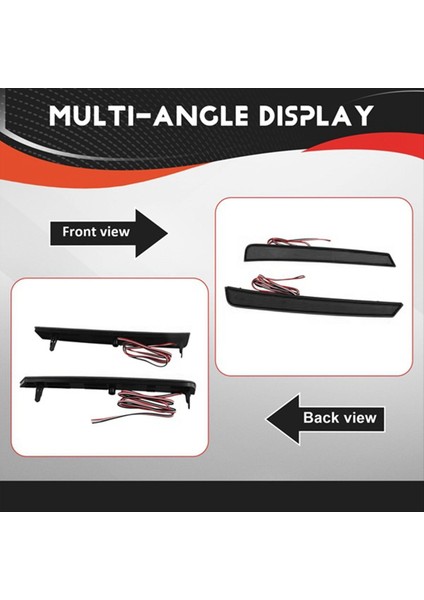 Araba LED Arka Tampon Reflektörü Işık Arka Lamba Sis Toyota Vellfire Için Işık 40 Serisi 2023+ Siyah (Yurt Dışından) modelleri