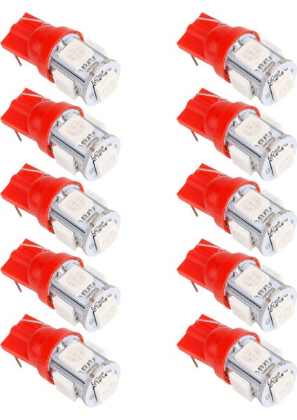 10 T10 W5W 168 194 Kırmızı 5050 Smd 5 LED Yan Ampul Lamba (Yurt Dışından) modelleri