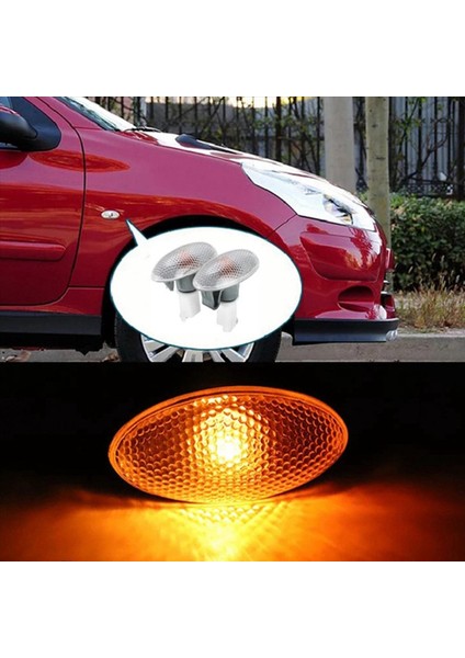 Peugeot Için 3x 206 407 607 Sinyal Yan Işaretleyici Işık Tekrarlayıcı Lamba Göstergesi 632574 (Yurt Dışından) fırsatları