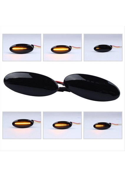 4x Araba Dinamik LED Fender Yan Işaretleyici Nissan Qashqai Dualis Için Sinyal Işıkları Juke Micra Micra Micra X-Trail (Yurt Dışından) modelleri