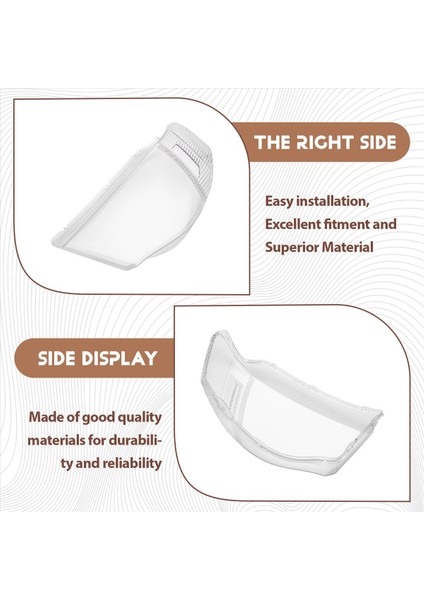 Araba Sol Far Kabuk Lambası Gölgesi Şeffaf Lens Kapak Mitsubishi L200 Triton 2005-2014 (Yurt Dışından) indirimleri