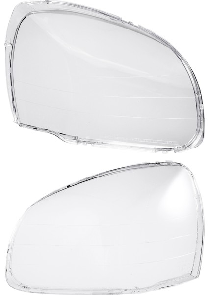 Hyundai Için 1 Çift Santa Fe 2001 02 03 04 05 2006 Araba Far Lens Kapak Kafa Işık Abajur Ön Otomobil Işık Kabuğu (Yurt Dışından) modelleri