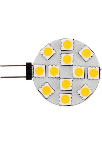 10 G4 Sıcak Beyaz 12 LED 5050 Smd Spot Işık Lamba Ampul Enerji Tasarrufu 12V (Yurt Dışından) modelleri