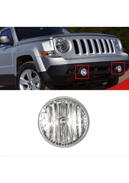 Araba Ön Tampon Sis Lambası 68081399AB CH2594104 Jeep Patriot 2011-2017 Wrangler Araba Aksesuarları (Yurt Dışından) fiyatları