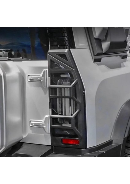 Chery Jetour Traveler Için Araba Mecha Tail Işık Kapağı 2023 2024 Arka Sisli Işık Kapağı Tail Işık Çerçevesi Mat Siyah (Yurt Dışından) indirimleri