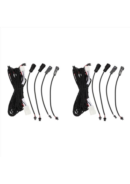 8pcs LED Ayak Işık Ortam Işık Dekoratif Işık Özel Atmosfer Lamba Toyota Highlander Için Buz Mavisi 2021 2022 (Yurt Dışından) fiyatları