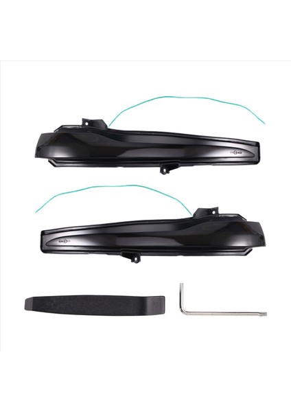 Araba Dinamik Dikiz Aynası Lambası Dönüş Sinyal Işıkları LED Gösterge Işıkları Bicolor Işığı Mercedes Benz W205 W222 W213 (Yurt Dışından) indirimleri