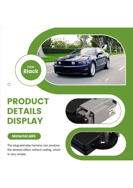 Tail Işıkları Dinamik Dönüş Sinyal Adaptör Kablo Demeti Göz Kırpma Modülü Kitleri (10PIN Abd) Ford Mustang 2010-2022 (Yurt Dışından) fırsatları