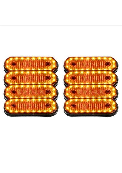 16PCS Amber Markerings Işık Yan Işaretleyici 20LED 24V Happyk Lamba Kamyon Kamyon Yan Işaretçi Kamyon Için Işıklar (Yurt Dışından) indirimleri