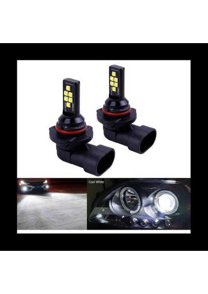 4x Hb4 9006 LED Fog Fakibi Ileri 3030 Smd Gündüz Çalışan Drl Lambası Cool White 6000K (Yurt Dışından) modelleri