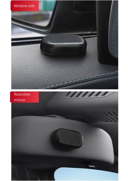 Çok Işlevli Araba Güneş Enerjisi Önleyici Işık Analog Uyarı Yanıp Sönen Işık Alarmı LED Araba Sensörü Işıkları Kırmızı Işık (Yurt Dışından)