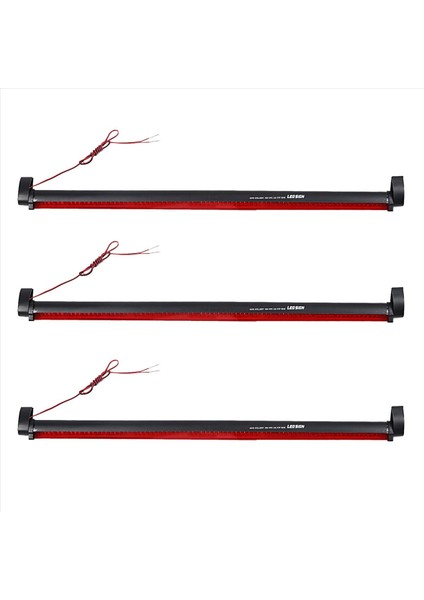 3 Adet Evrensel Kırmızı 80 LED Araba Üçüncü Fren Lambası Arka Kuyruk Işık Montaj Durdurma Lambası (Yurt Dışından)