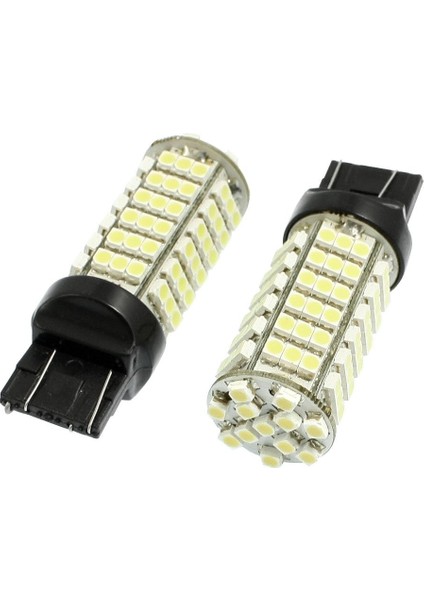 2 Adet Araba Beyaz 1210 3528 Smd 102 LED 7443 Yedekleme Ters Işık Lambası Ampulü (Yurt Dışından)
