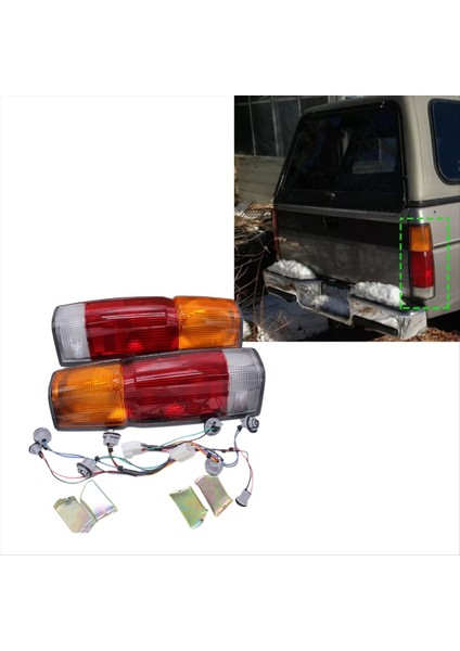 Araba Tayli Muamel Konut Arka Fren Işıkları Kabuğu NI2800103 Nısan D21 Pıckup 1986-1994 Için NI2801103 (Yurt Dışından) fiyatları