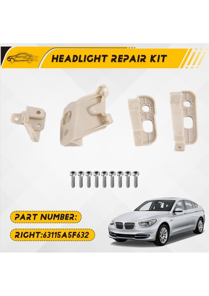 Bmw 7series Için Yeni Ön Far Onarım Kitleri G70 735I 740DX 740I 750EX 2022-2023 Far Braket Montajı 63115A5F632 R (Yurt Dışından) fırsatları