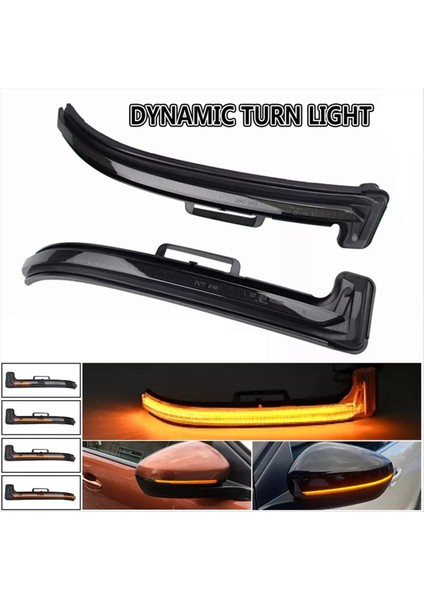 Araba Arka Görünüm Aynası Dinamik Dönüş Sinyal Işık Gösterge Lambası 1618048680 1618048780 Peugeot 3005 5008 Citroen C5 A (Yurt Dışından) modelleri