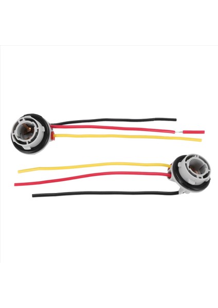 10PCS 1157 BAY15D Lamba Tutucu Ampuller P21/5W Adaptör Taban Soket Konnektörü Plastik Araç Aksesuarları Fren Lambası Için (Yurt Dışından) modelleri