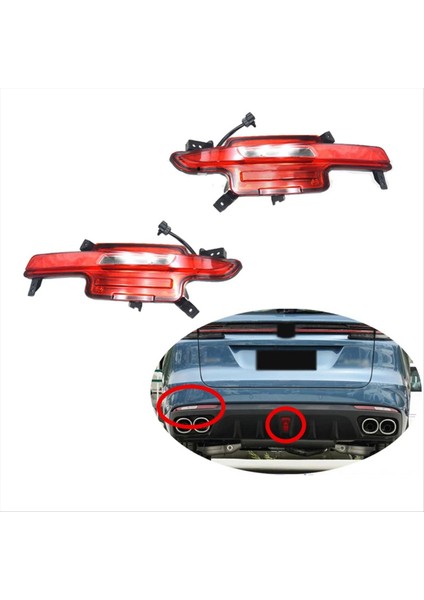 Sağ Arka Tampon Sis Lambası Reflektör Changan Uni-K Unik Için Işık Arka Fren Lambası Uyarı Lambası (Yurt Dışından) fırsatları