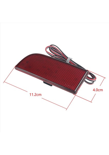 2 Çift Arka Tampon Reflektör LED Mercedes Için Fren Işığı Durdurma Benz W639 Vito Viano 2003-14 (Yurt Dışından) modelleri