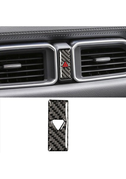 2x Merkez Konsol Güvenlik Uyarı Düğmesi Kapak Dekoru Mazda Cx-5 Cx5 2017 2018 2019 2020 Için Karbon Fiber Karbon Fiber (Yurt Dışından) fiyatları