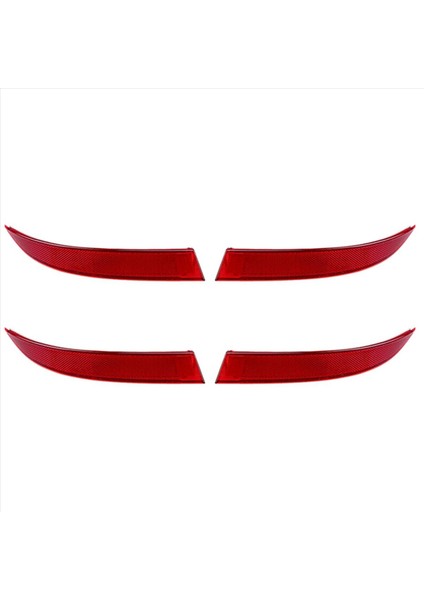 2 Çift Sol ve Sağ Arka Tampon Reflektör Sticker Kapağı Bmw X5 E70 Lcı 2011-2013 63147240997 63147240998 (Yurt Dışından) modelleri