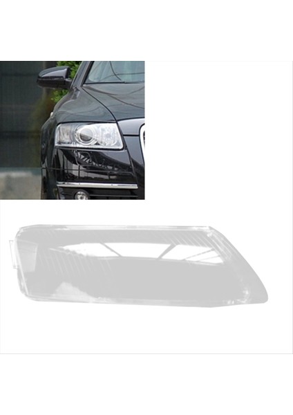 Araba Ön Far Kapağı Abajur Lambası Lamba Far Farlar Lens Kapağı Audi A6 C6 2006-2011 Için (Yurt Dışından) indirimleri