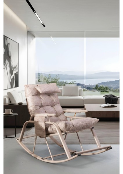 RELAX Sallanan Sandalye, Minderli Baba Koltuğu, Metal Tv Koltuğu, Dinlenme Koltuğu, Emzirme Koltuğu fırsatları