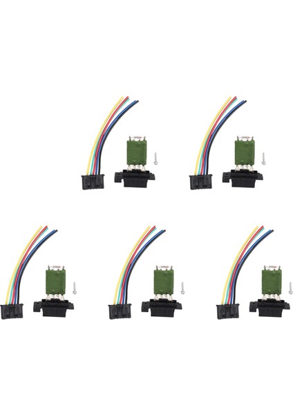 Fiat Opel Vauxhall Corsa 13248240 77364061 Için 5x Isıtıcı Motor Üfleyici Fan Dirençi (Yurt Dışından)