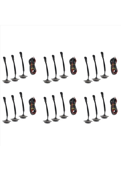 Ford F-150 Raptor Için 18X Füme Lens Amber LED Ön Izgaralar Koşu Lambaları (Yurt Dışından) fiyatları