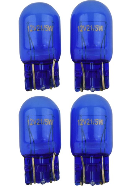 4 x W21 5W T20 580 Çift Filament Sidelight 7443 Süper Beyaz Hid Xenon Ampuller 6000K (Yurt Dışından)