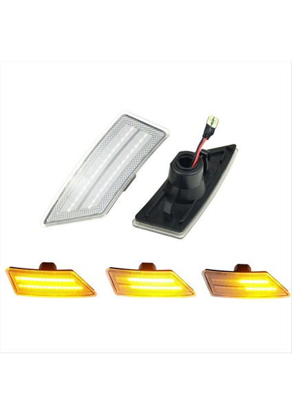 Araç Sıralı Karıştırıcı Dinamik LED Işaretçi Işık Ön Tampon Turn Sinyal Ford Ranger 2019-2020 Için Çamurluk Lambası (Yurt Dışından) indirimleri