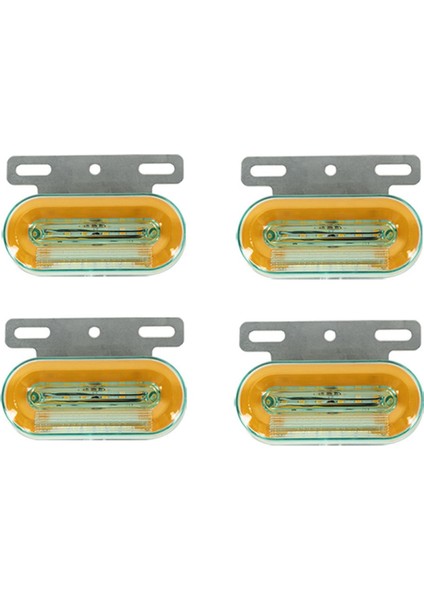 LED Römork Temizleme Işıkları Kamyon Yan Işıkları Için Işaretleme Işıkları Kargo Lambası Kamyon Traktör Dönüş Sinyalleri 12V (Yurt Dışından)