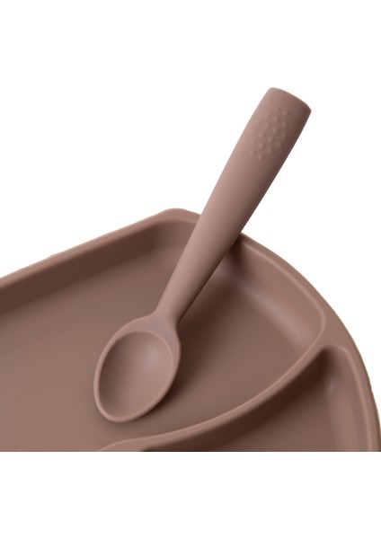 Yumuşak Uçlu Silikon Kaşık Latte