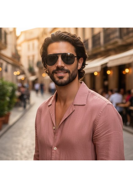 DK3279-3 Siyah Damla Model All Black Polarize Camlı Erkek Güneş Gözlüğü fiyatları