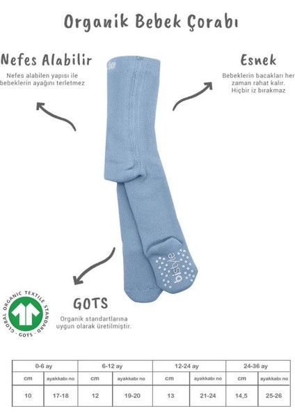 Nessiworld Tekli Kaymaz Basic Külotlu Çorap BS50501B Mavi fiyatları