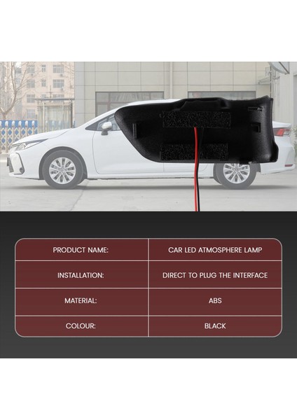 Toyota Corolla Için 2020 2021 Kapı Kasesi Kol Yavrusu Atmosfer Işık Iç LED Mavi Kapı Kasesi Tapa Çerçeve Işığı (Yurt Dışından) fırsatları