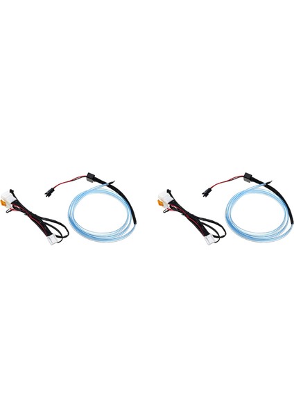 2x Araba Iç LED Gösterge Tablosu Çerçeve Işık Gösterge Paneli Trim Atmosfer Hyundai Tucson Için Işık 2015 2016 2017 2018 (Yurt Dışından)