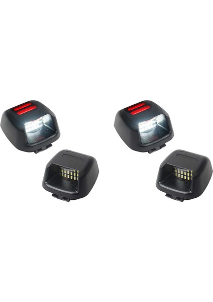 4pcs Kırmızı Tüp Smd LED Plaka Lambası Nissan Navara D40 2005-2016 (Yurt Dışından)