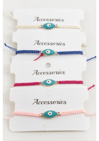 Oval Nazar Makrome Örgülü Bileklik fiyatları