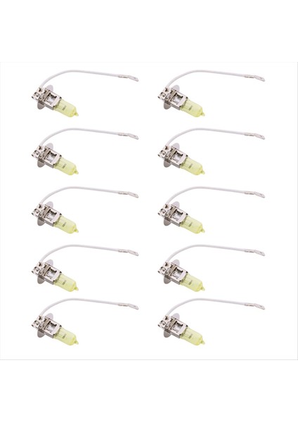 Araba Halojen Ampuller Araç Sis Farkı Dc 12V H3 100W Sarı Ampuller (Yurt Dışından)
