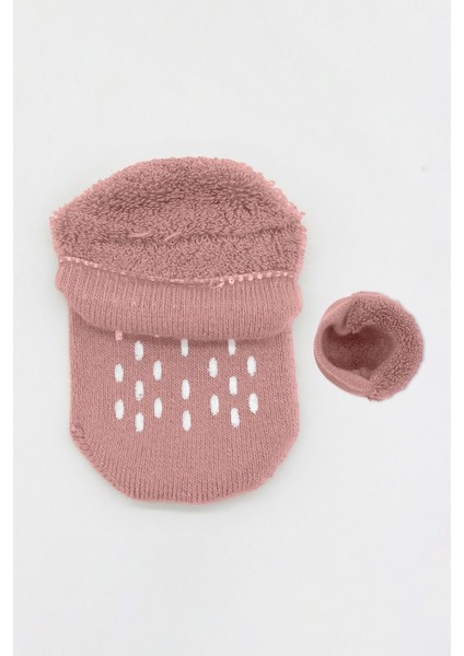 Nessiworld 2'li Altı Havlu Sneakers Kaymaz Çorap 20501 Ekru Pudra fırsatları