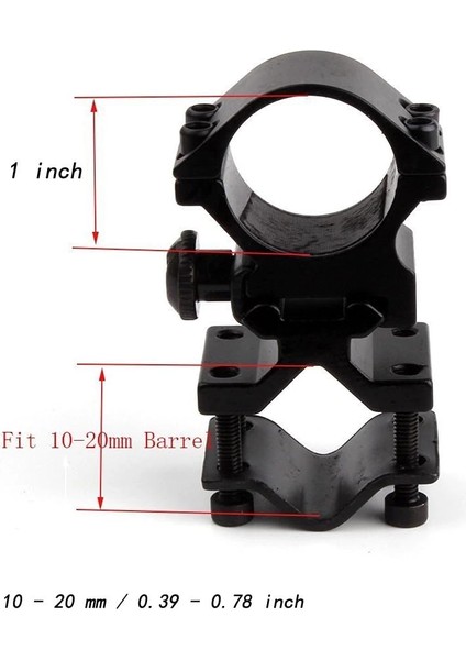 Evrensel Montaj Adaptörü El Feneri Lazer Meşale Nişan Dürbünü Için indirimleri