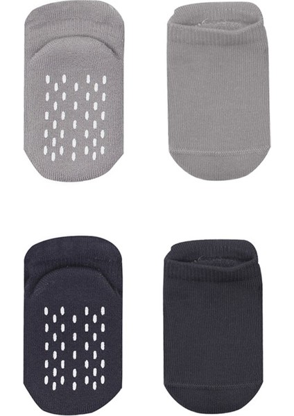 Nessiworld 2'li Altı Havlu Sneakers Kaymaz Çorap 20501 Gri-Antrasit fiyatları