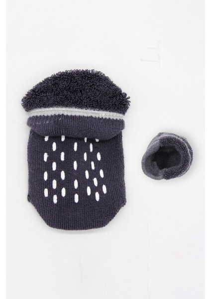 Nessiworld 2'li Altı Havlu Sneakers Kaymaz Çorap 20501 Gri-Antrasit fırsatları