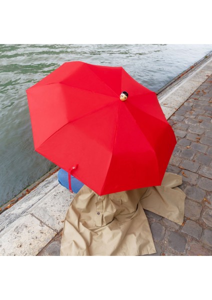 Rain Parade - Katlanabilir Şemsiye - Kırmızı indirimleri