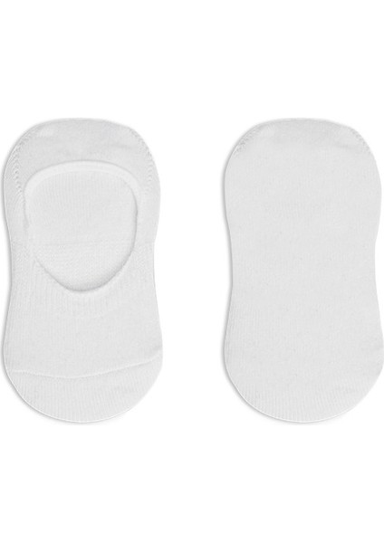 Nessiworld 2'li Penye Babet Silikonlu Basic Çorap 30104 Beyaz Beyaz fırsatları