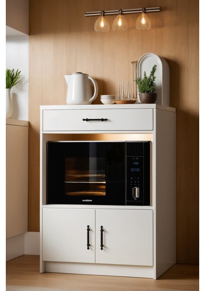 Mini Midi Fırın Dolabı Çekmeceli Çok Amaçlı Mutfak Dolabı