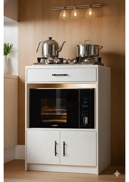 Mini Midi Fırın Dolabı Çekmeceli Çok Amaçlı Mutfak Dolabı