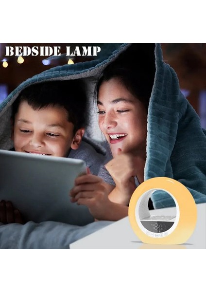 Gündoğumu Çalar Saat Hafif Uyuyanlar Yatak Odası Uyku Yardımı Için Işık Masa Saati ile Hafif Saat Uyandır (Yurt Dışından) modelleri