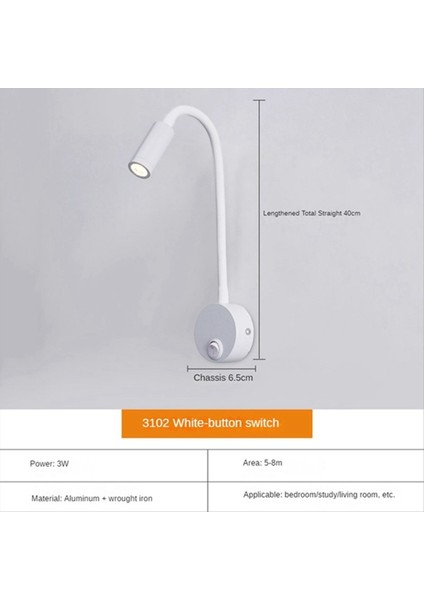 6pcs 3W Kitaplık Işıkları Minimalist Masa Lambası Gooseeck Yatak Odası Yurt LED Iş Lambası Için Duvara Monte Işık Okuma (Yurt Dışından) indirimleri